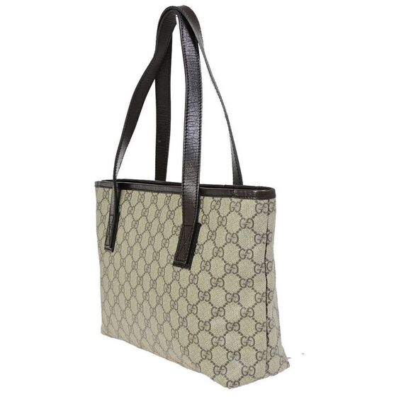 Gucci Brown Canvas Handbag (Pre-Owned) - Picture 4 of 15